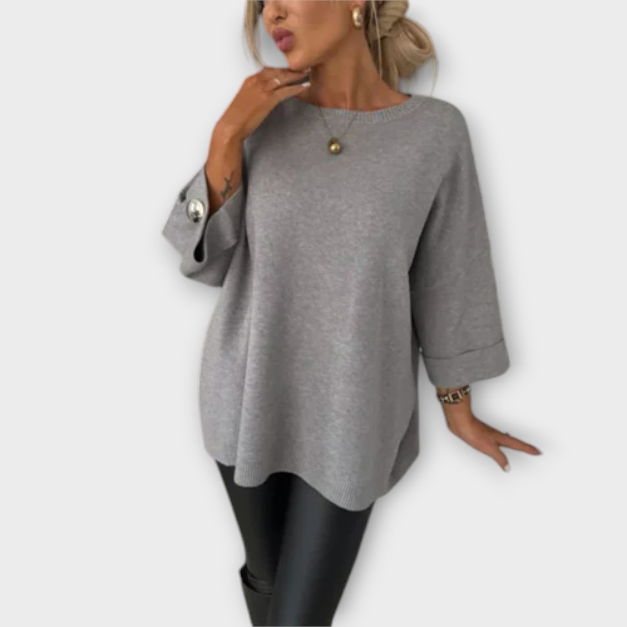 Isabella - Elegant Knit Blouse