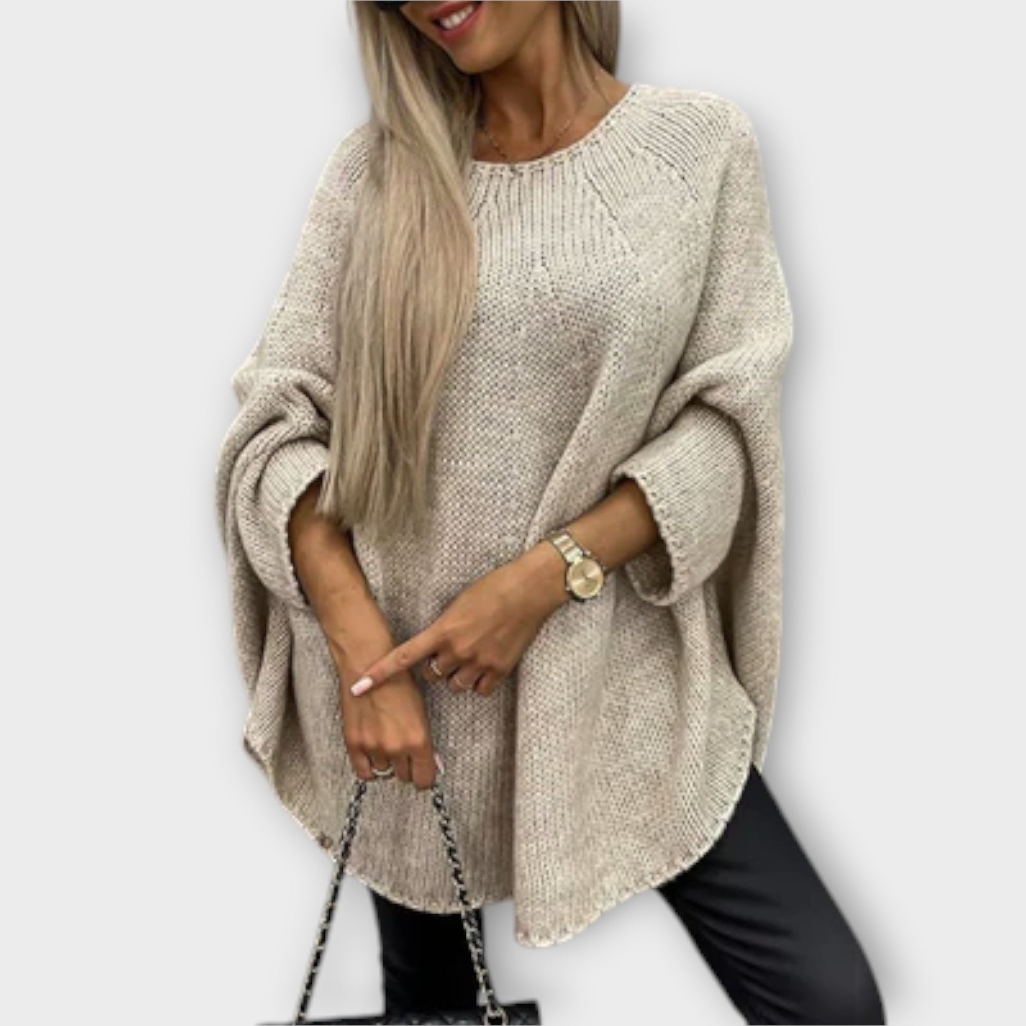 Isabelle - Stylish Women's Sweater with Crew Neck