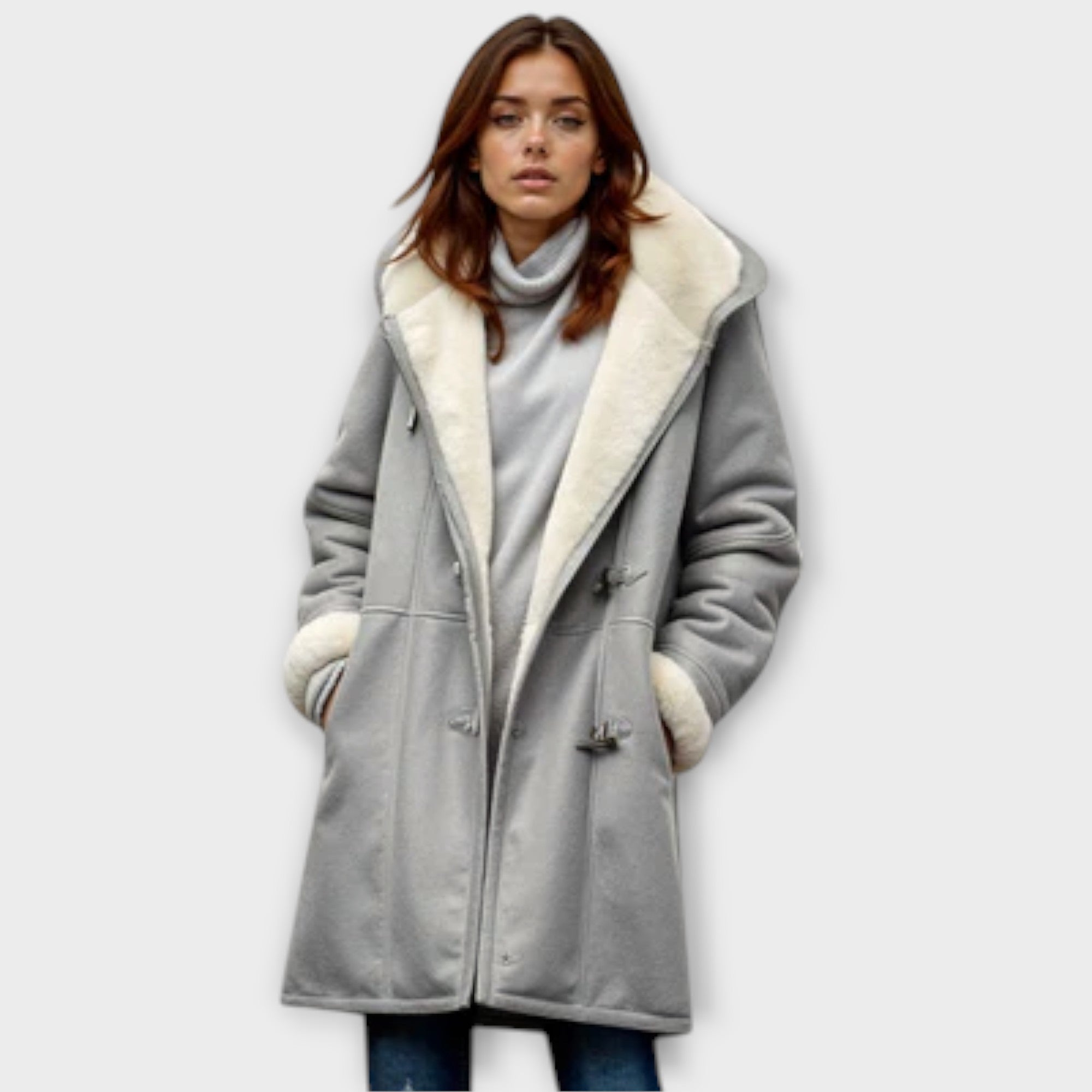 Antonia - Cozy Faux Fur-Lined Coat