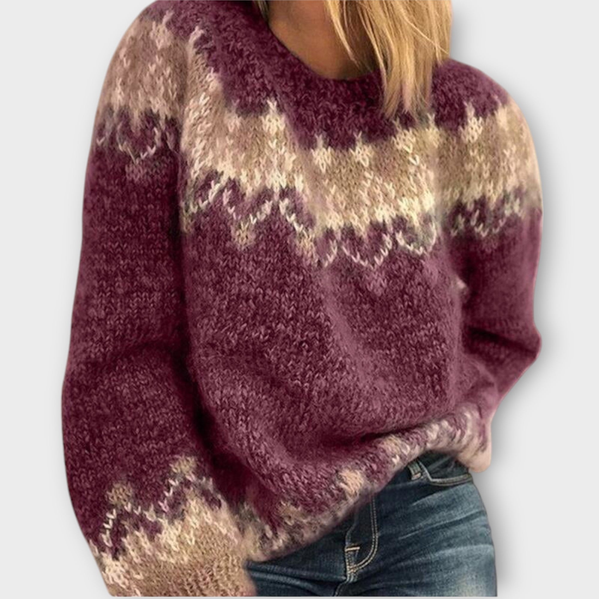 Maja – Knitted & Cozy Cotton Sweater