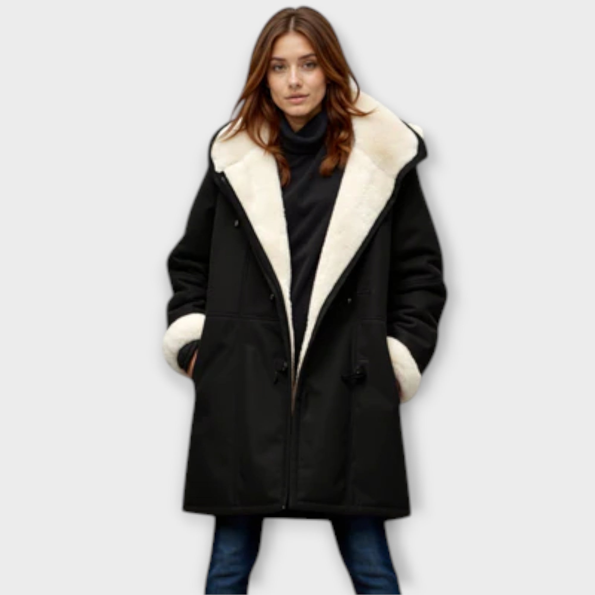 Antonia - Cozy Faux Fur-Lined Coat