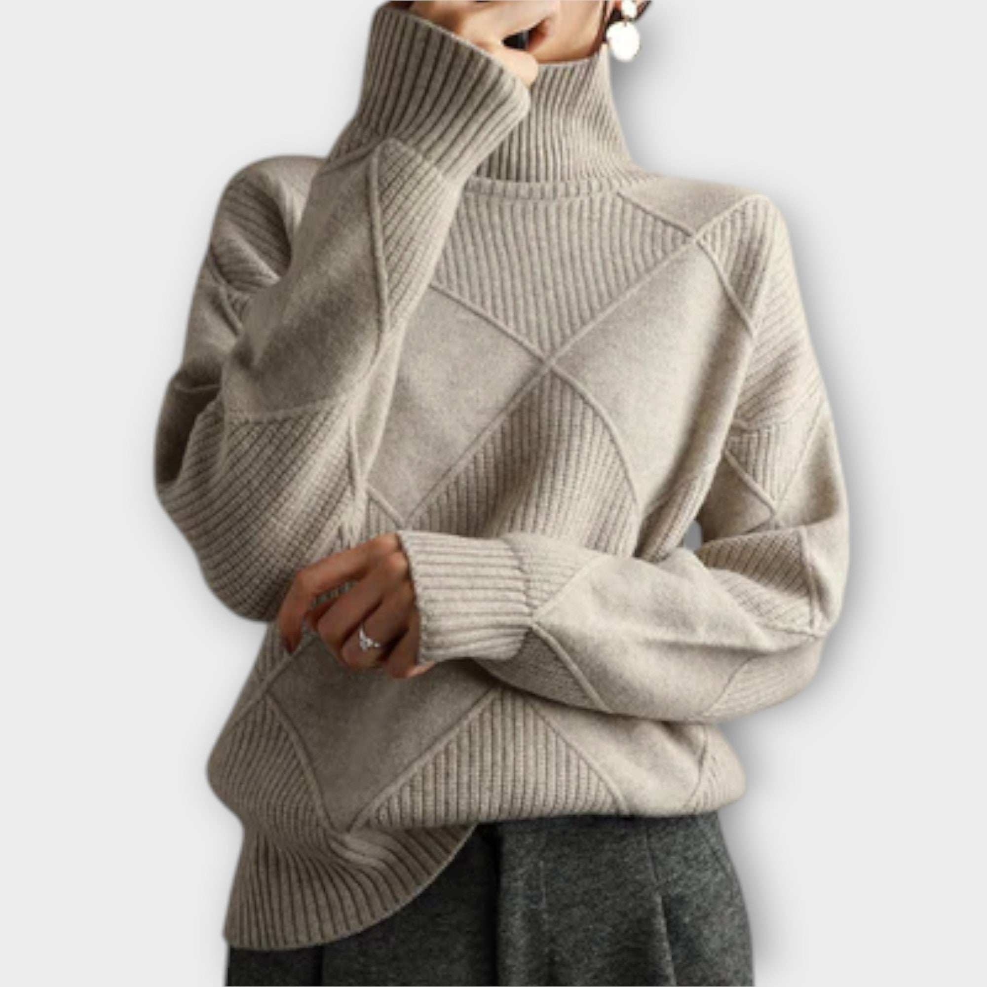 Melanie - Cozy Cashmere Turtleneck Sweater