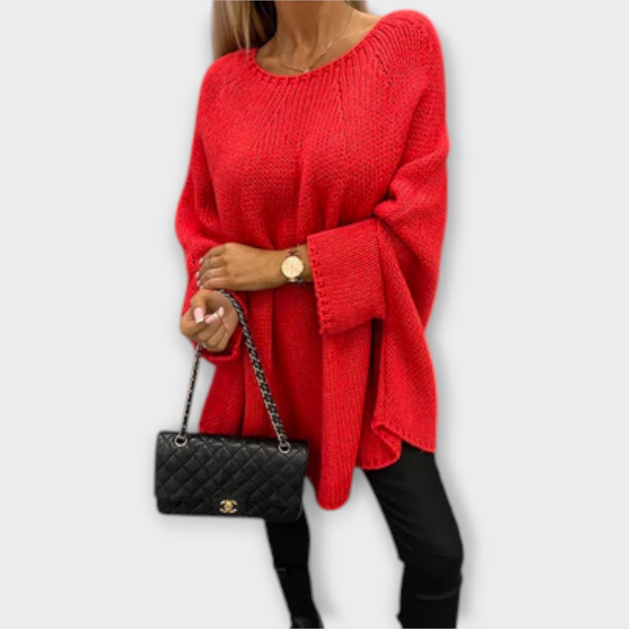 Isabelle - Stylish Women's Sweater with Crew Neck