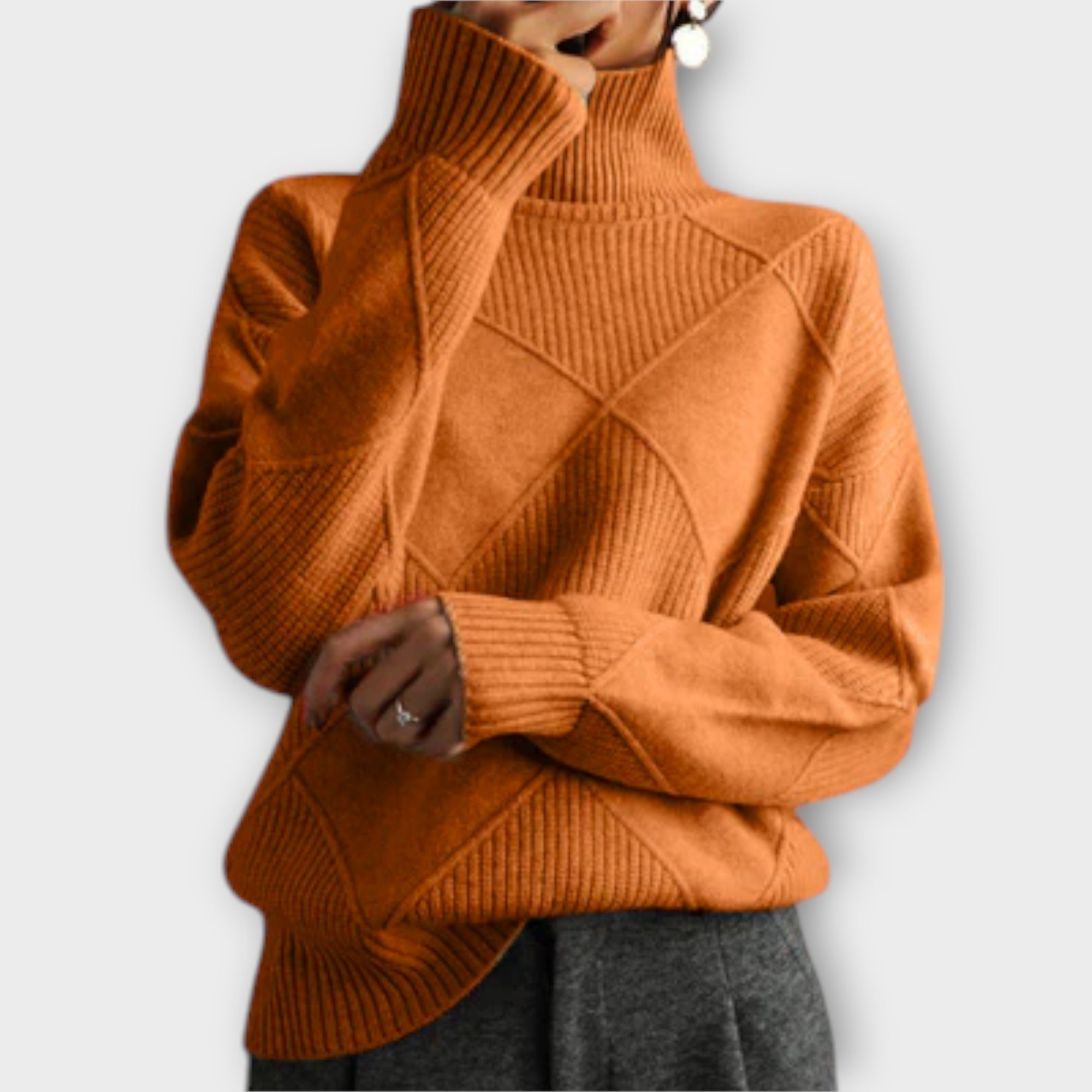 Melanie - Cozy Cashmere Turtleneck Sweater