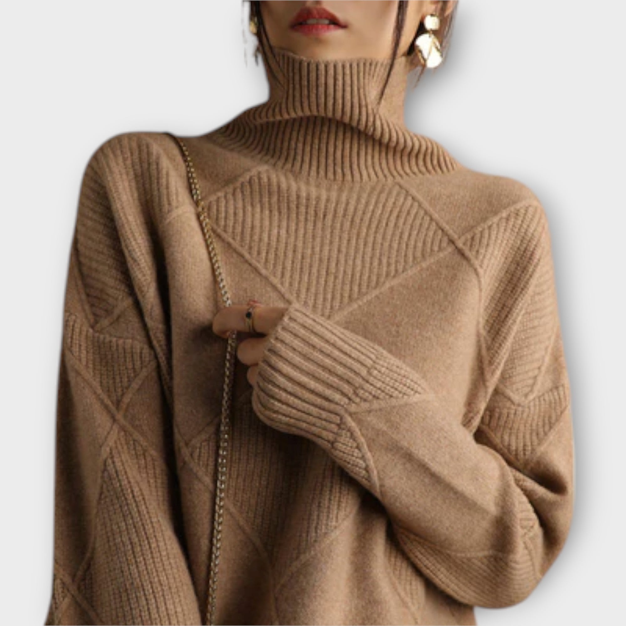 Melanie - Cozy Cashmere Turtleneck Sweater