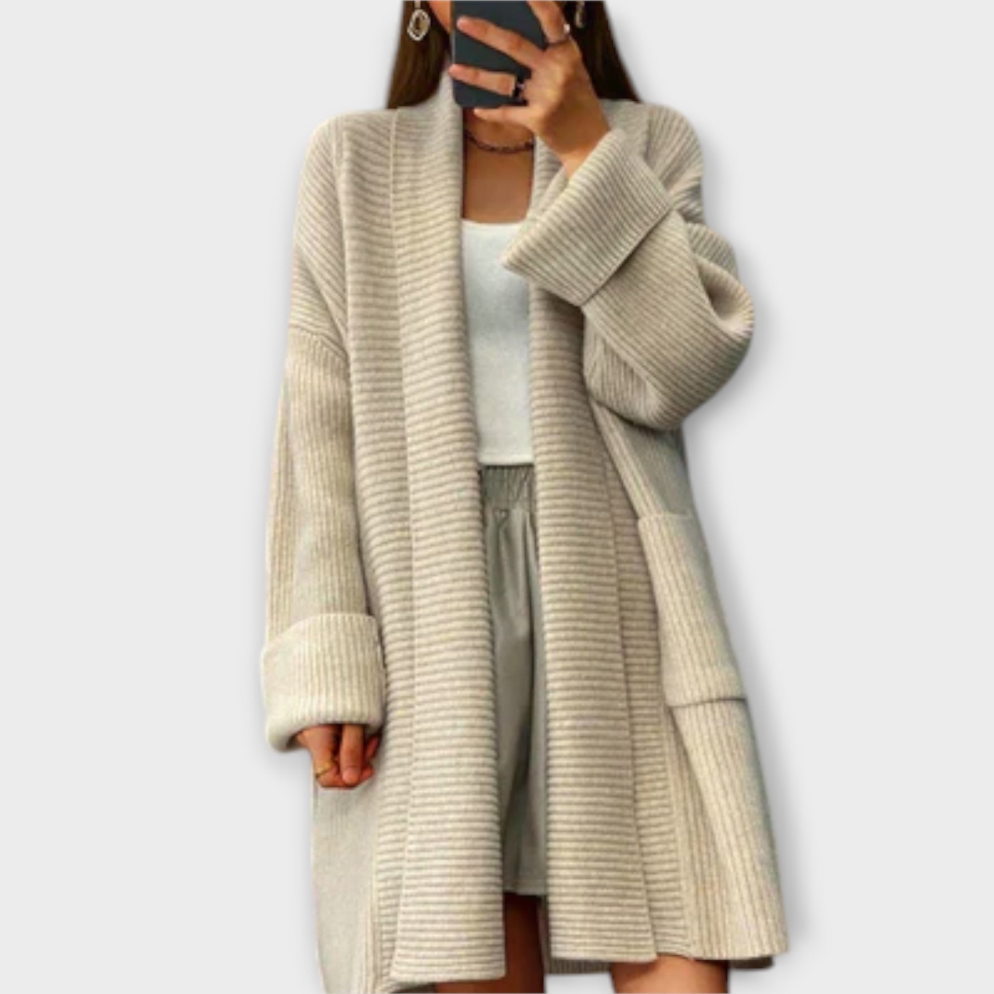 Euphemia - Long Knit Cardigan