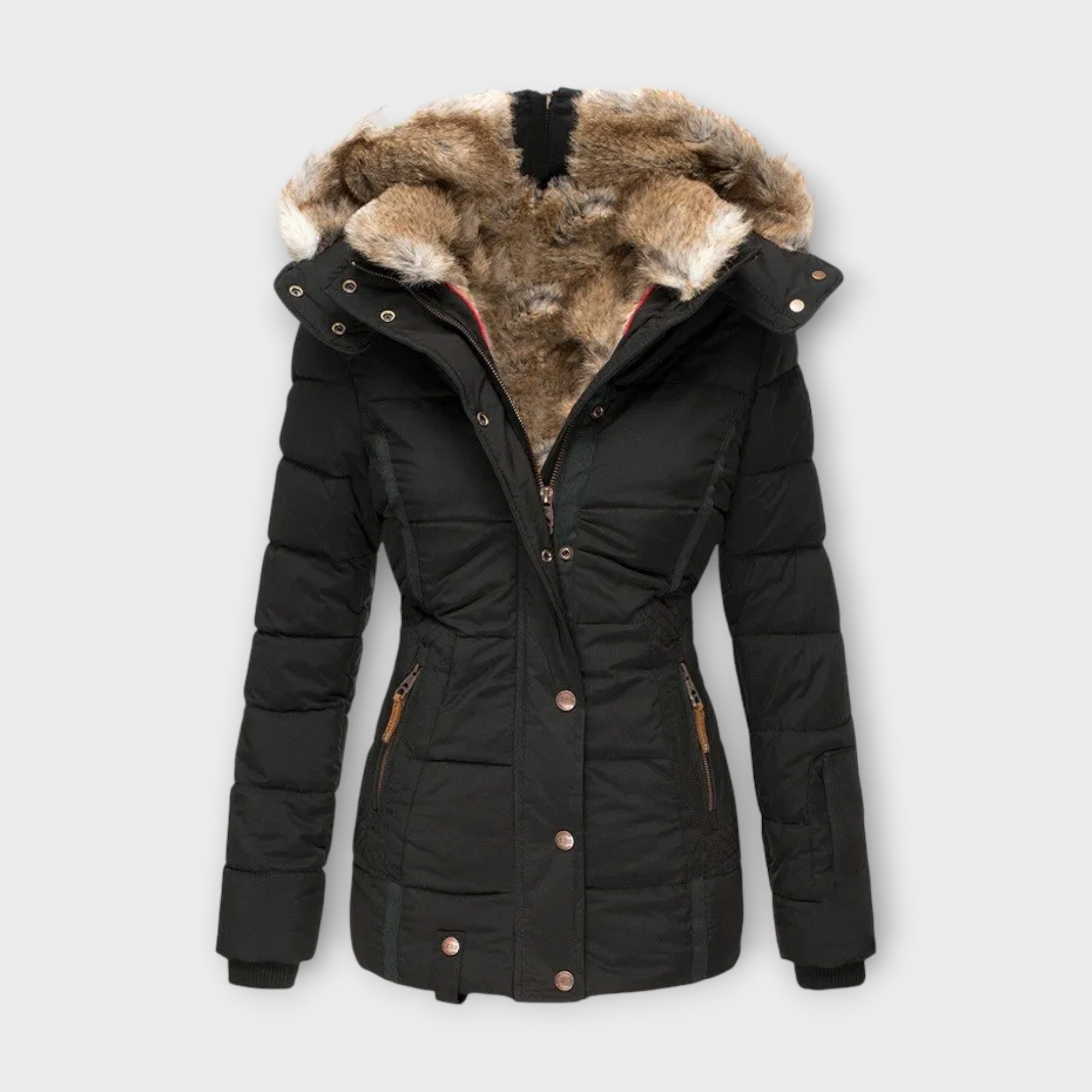 Emine - Cozy Faux Fur-Lined Jacket